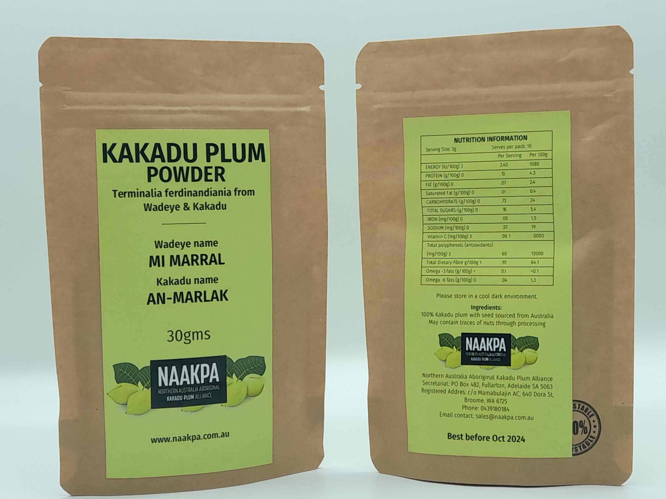 Kakadu Plum Powder 30grm Naakpa