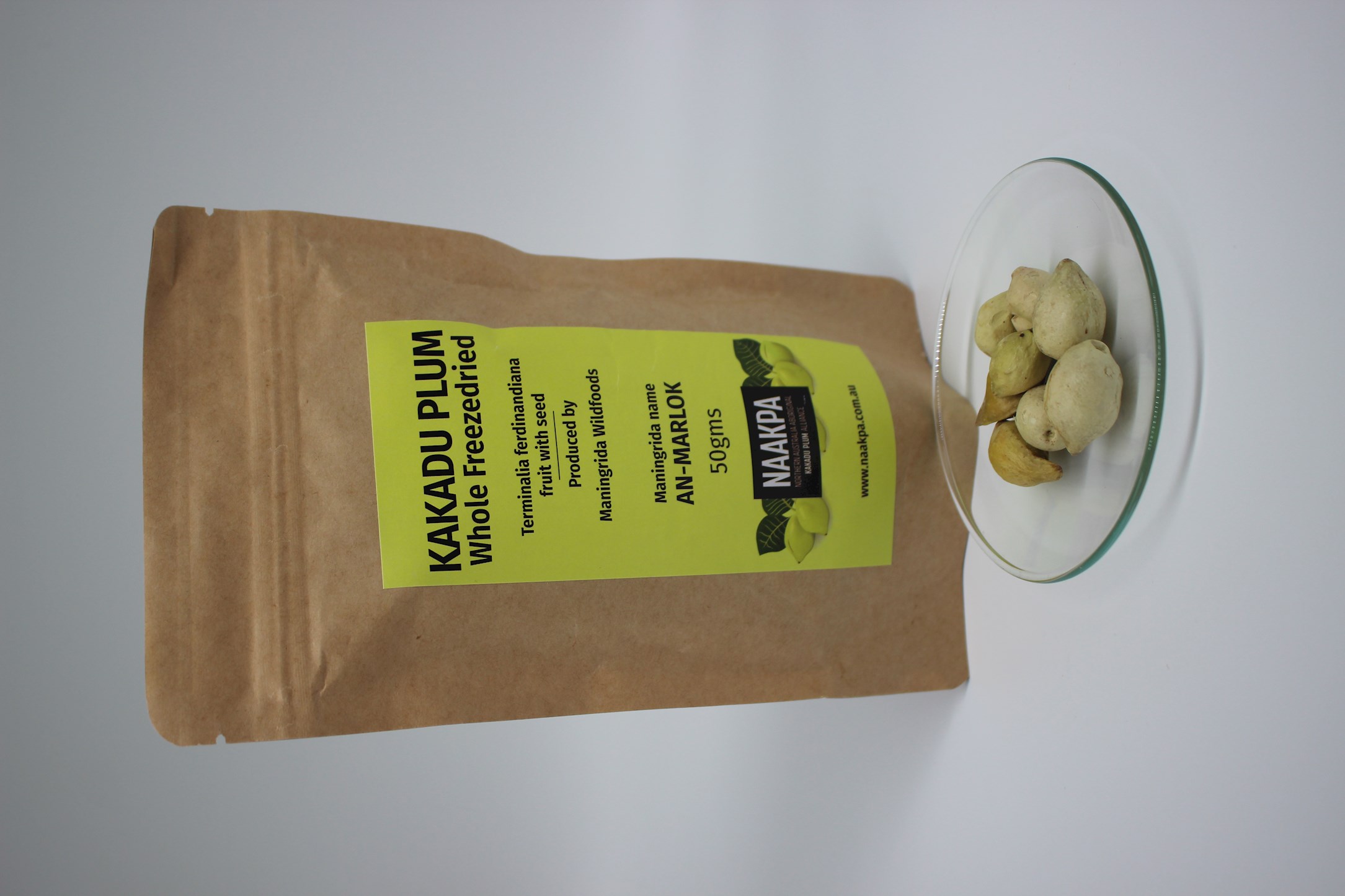 Whole Freeze Dried Kakadu Plum 50gm Naakpa
